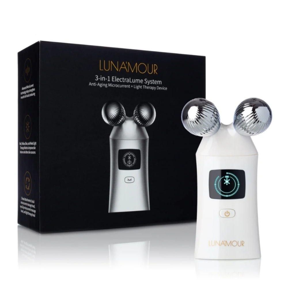 ElectraLume System 3-in-1 Anti-Aging Microcurrent + Light Therapy Device